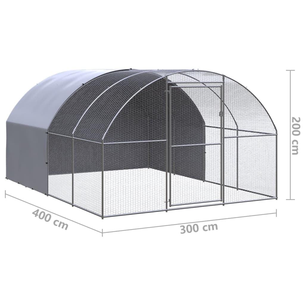 VidaXL Weather Resistant Chicken Cage