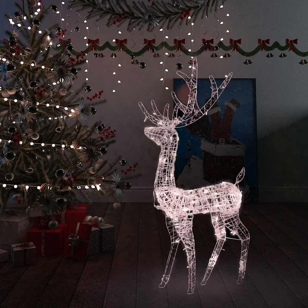 The Holiday Aisle® Reindeer Christmas Decoration LEDs Pre-Lit Christmas Lighting Acrylic