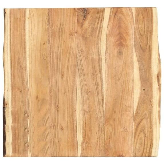 vidaXL Solid Acacia Wood Table Top Kitchen Live Edge Desk Coffee Multi Sizes
