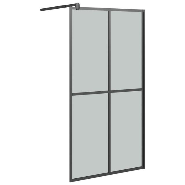 VidaXL Walk-in Shower Screen Door Cover Multi Sizes Transparent/Frosted White