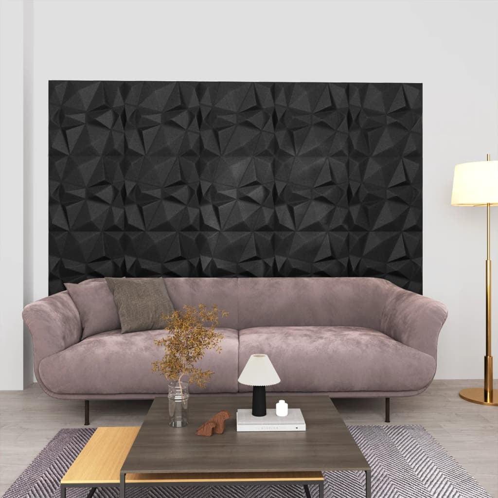 VidaXL 19.7" x 19.7" 3D Wall Panels (12 pack) (Set of 12)