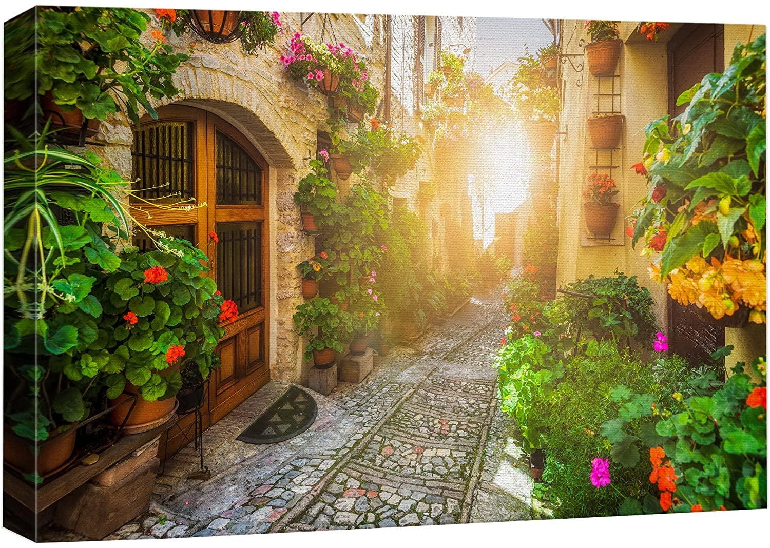 IDEA4WALL Architecture Building " Floral Botanical Garden Italian Cityscape Nature Wilderness "