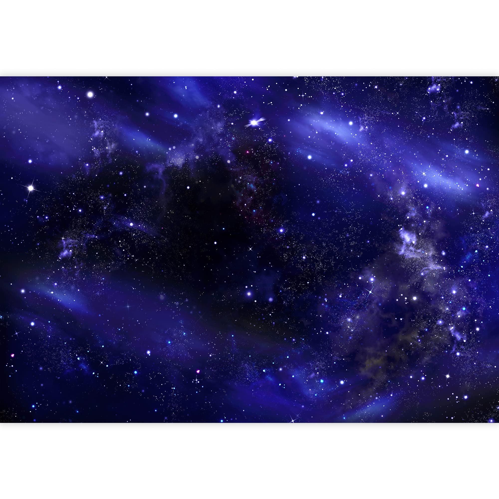 wall26 - Starry Night Sky Deep Outer Space - Removable Wall Mural | Self-Adhesive Large Wallpaper - 66x96 inches