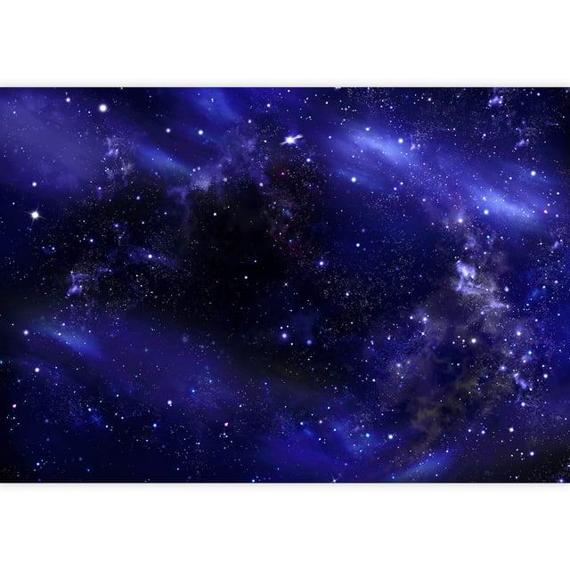 wall26 - Starry Night Sky Deep Outer Space - Removable Wall Mural | Self-Adhesive Large Wallpaper - 66x96 inches