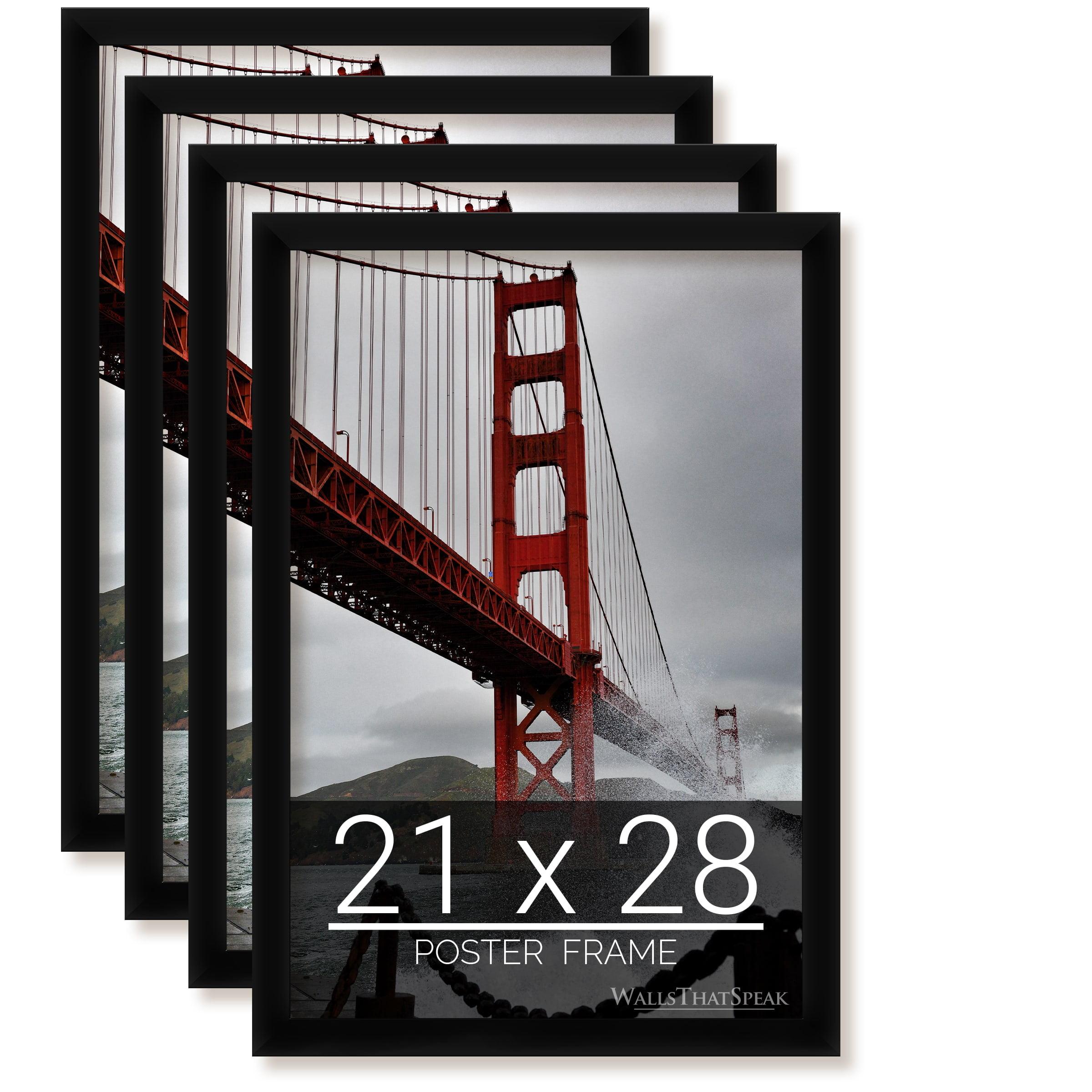 WallsThatSpeak Black Picture Frame - Set of 4 (Set of 4)