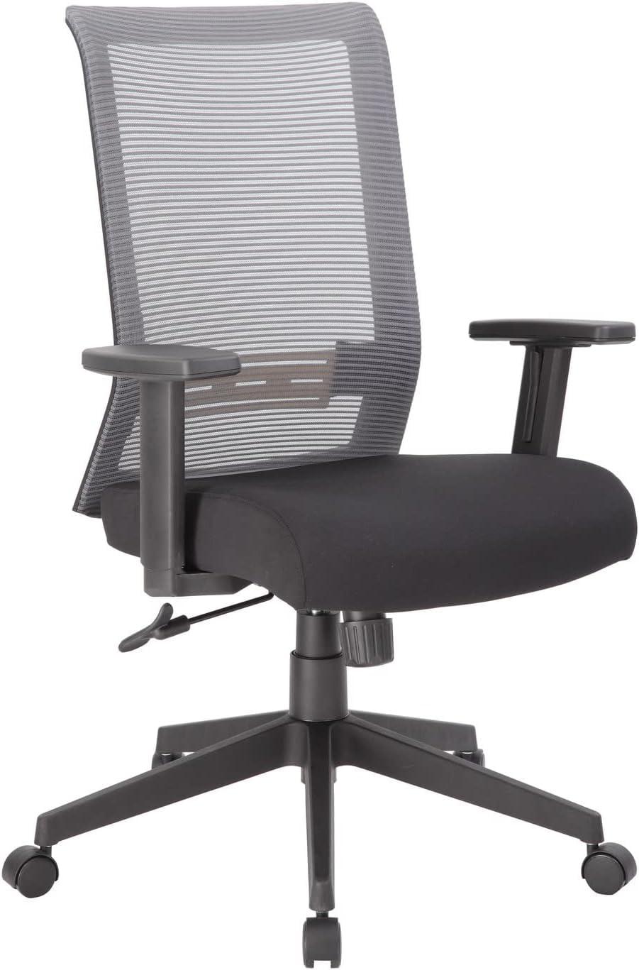 Boss Office Products Linear Mesh Adjustable Office Desk Chair