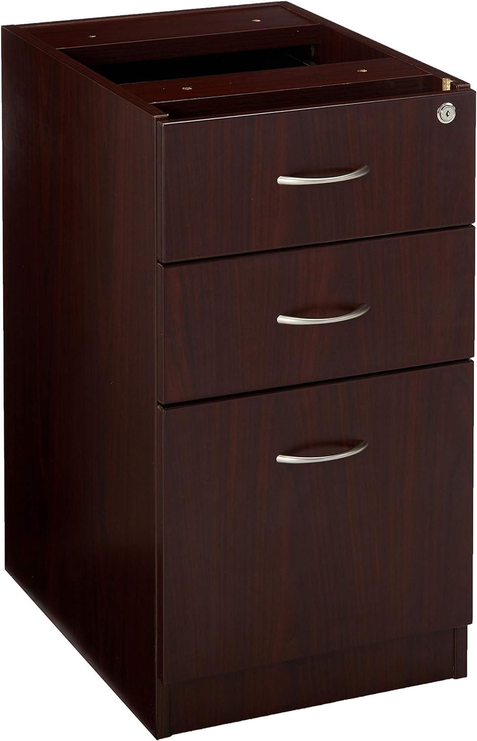 Essentials Series 3-Drawer Vertical Filing Cabinet Pedestal