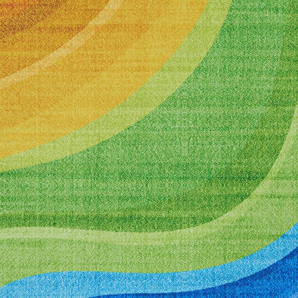 Couristan Rainbow Candiland Multicolor Area Rug