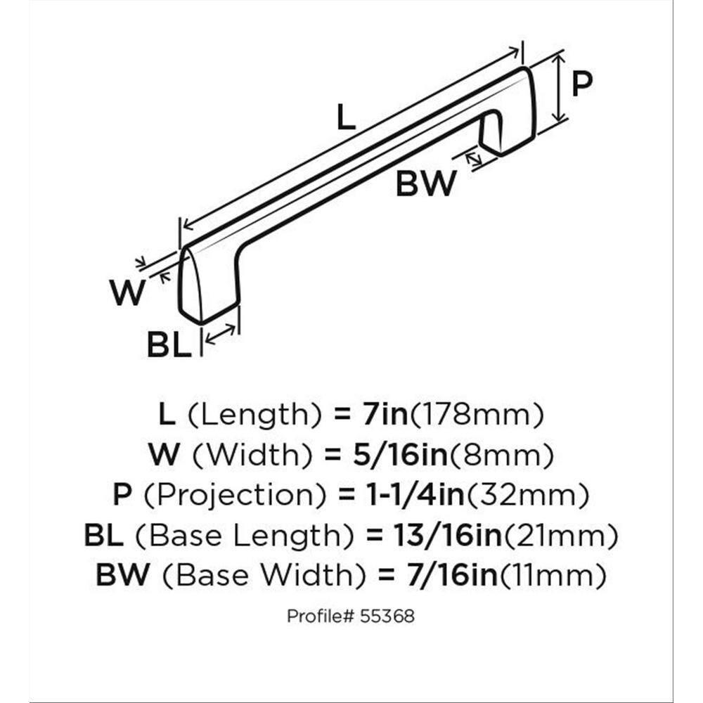 Riva 6 5/16" Center to Center Bar Pull