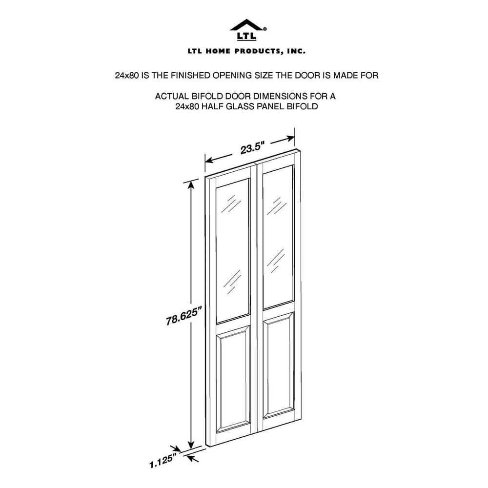 LTL Home Products Pinecroft Victorian Glass Bifold