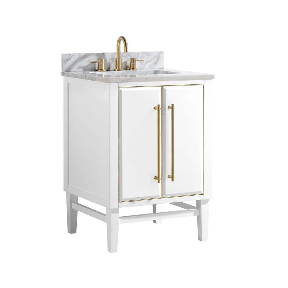 Avanity Mason-Vs25-G-C Mason 25" Free Standing Single Basin Vanity Set - White
