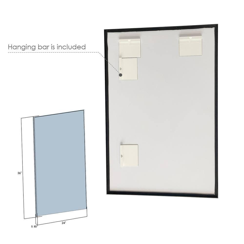Altair Metal Flat Wall Mirror