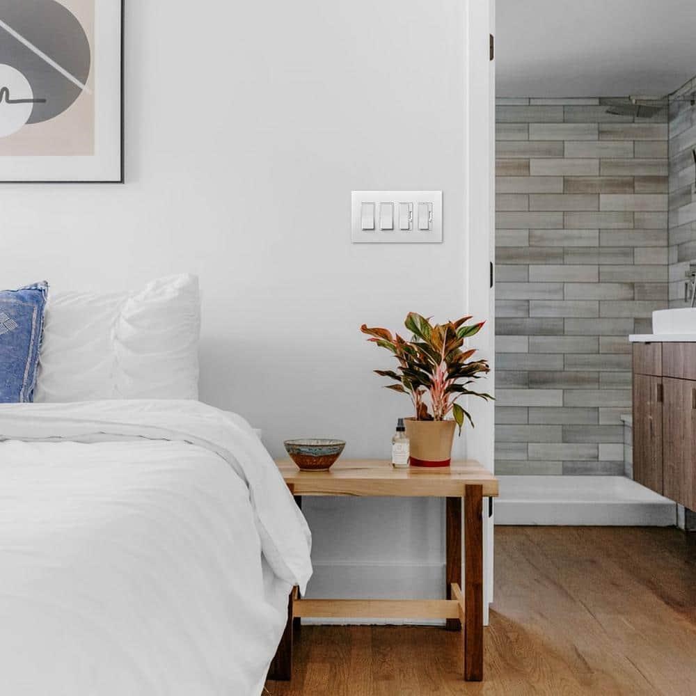 Radiant 15-Amp 4-Way Decorator Rocker Light Switch