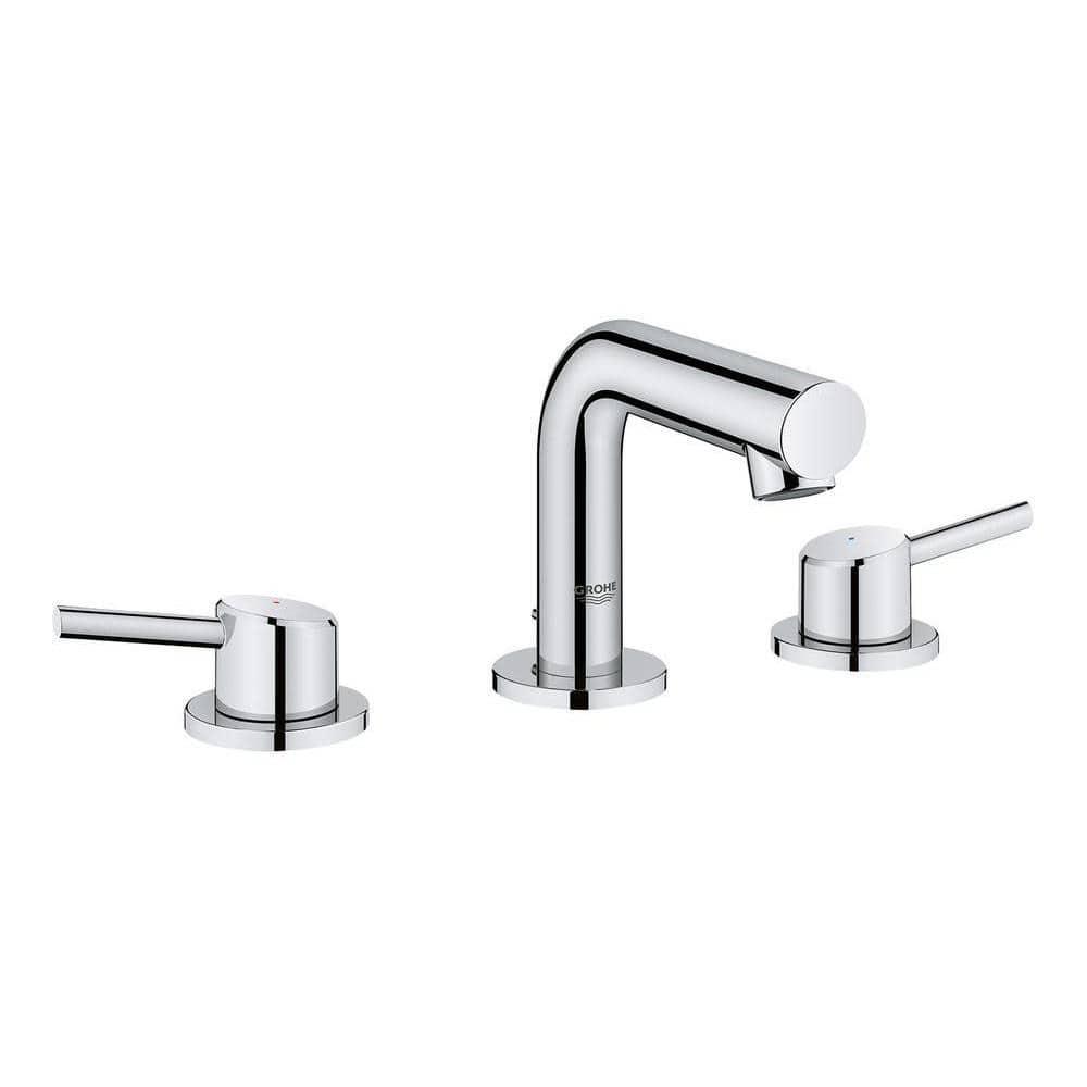 Concetto™ Mid-Arc Widespread Bathroom Faucet with Drain Assembly