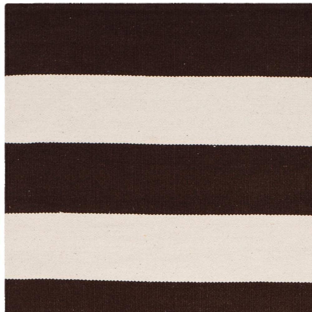 Montauk MTK712 Hand Woven Indoor Accent Rug - Chocolate/Ivory - 3'x5' - Safavieh
