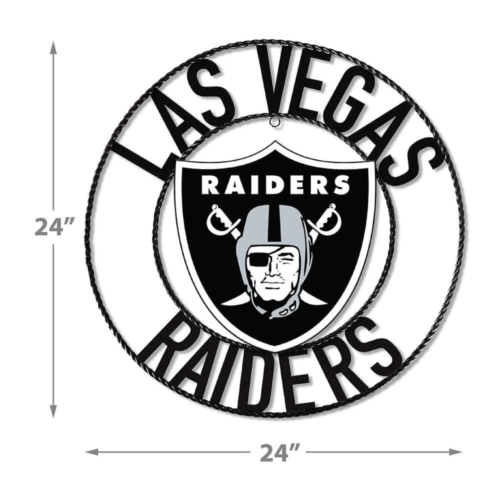 Imperial Las Vegas Raiders 24'' Wrought Iron Wall Art