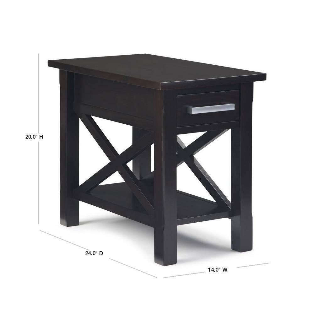Simpli Home Kitchener End Table with Storage