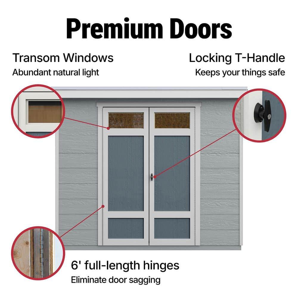 Handy Home Highland 8 ft. W x 6 ft. D Storage Shed