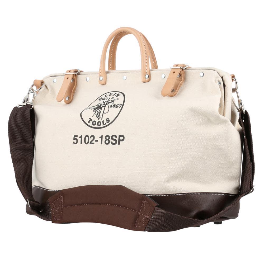 Klein Tools 5102-18SP 18 in. Deluxe Canvas Tool Bag