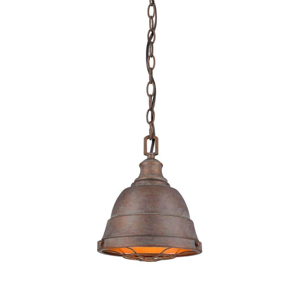 Bartlett Mini Pendant in Copper Patina