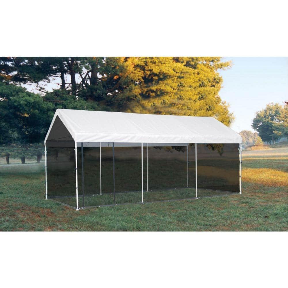 ShelterLogic MaxAP ShelterLogic Black Fabric Screen for Canopy