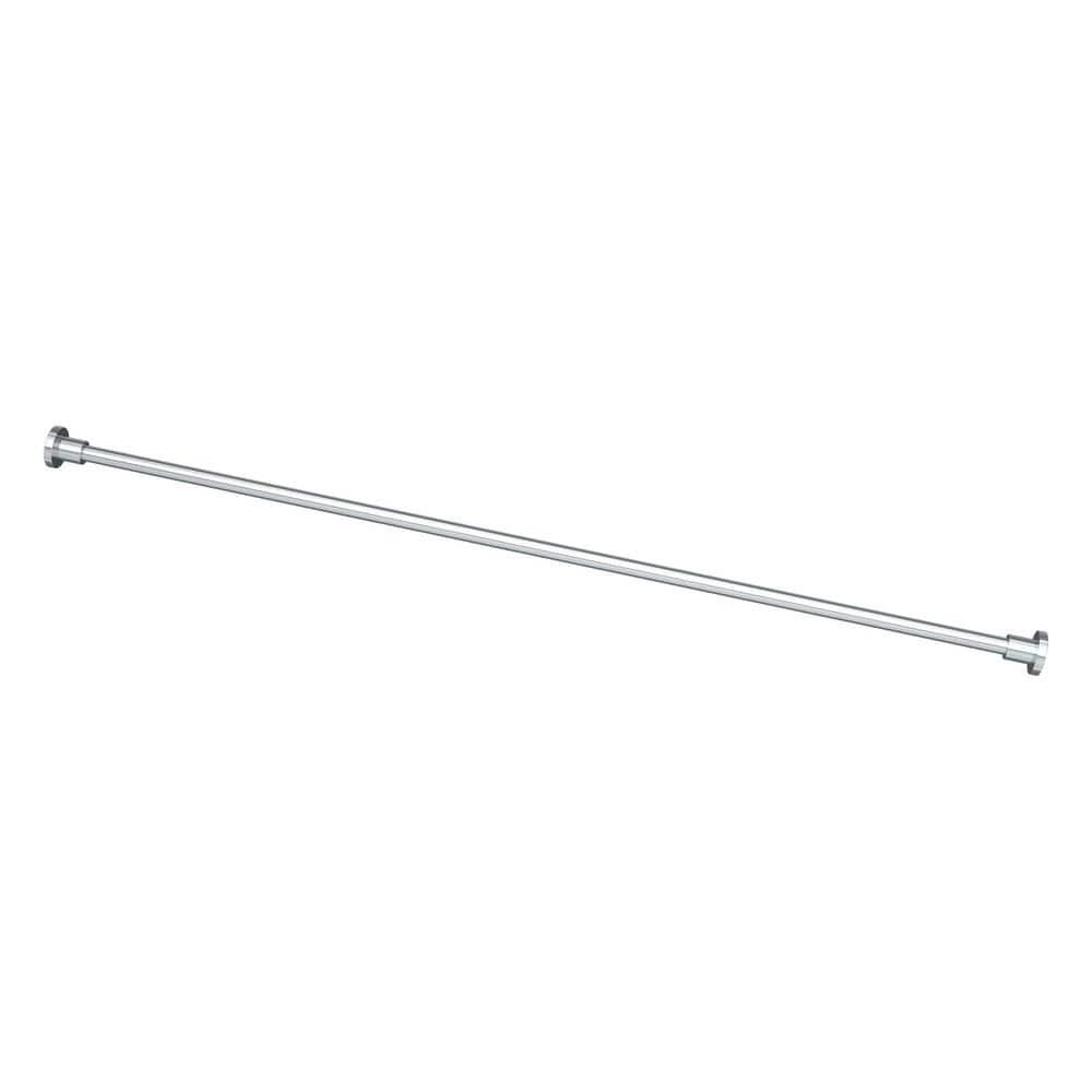 Minimalist 60" Straight Fixed Shower Curtain Rod | Wall Mount Solid Brass Shower Rod