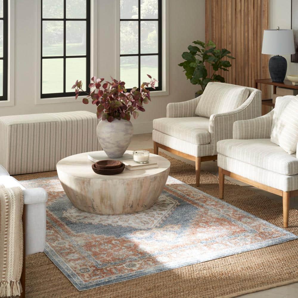 Nourison Hand Woven Natural Jute Rug Natural 8' x 10'