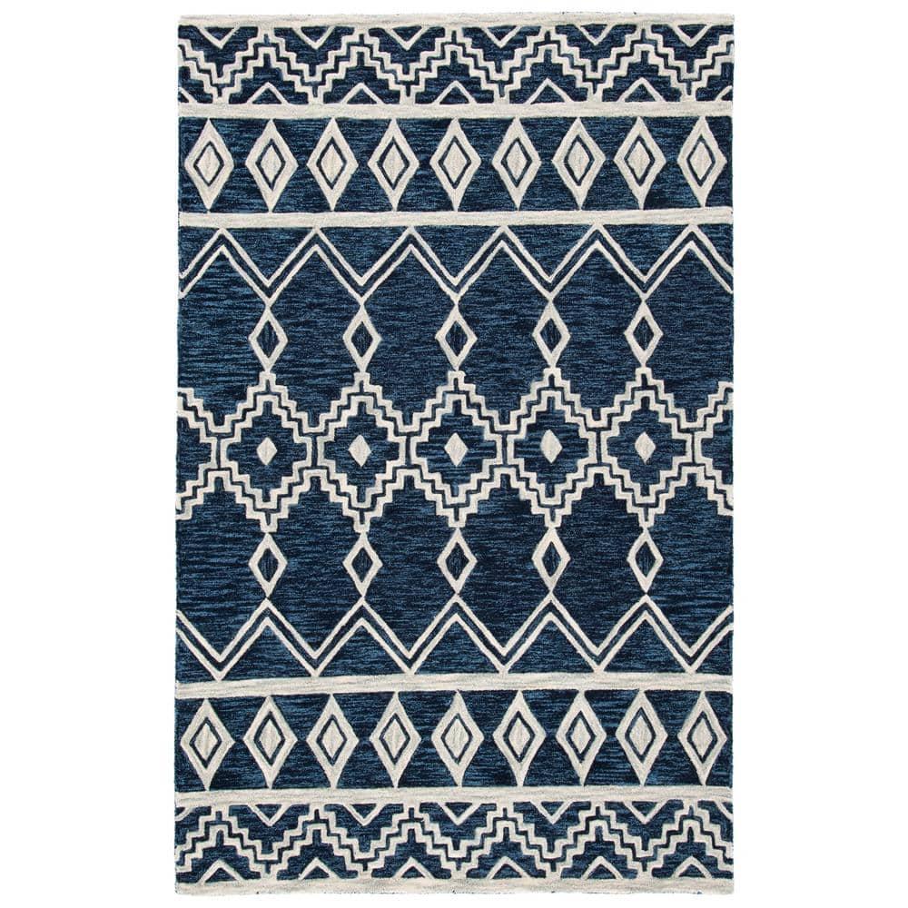 Union Rustic Abbigaile Hand Tufted Wool Southwestern Rug