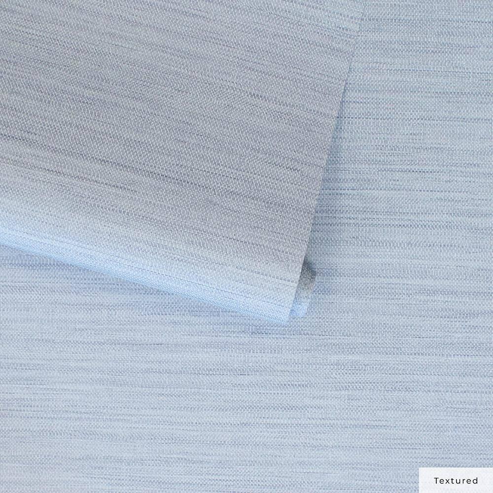 Tempaper & Co.® Faux Horizontal Grasscloth Removable Peel and Stick Wallpaper, Textured Blue, 28 sq. ft.: Vinyl, Prepasted, Abstract Pattern