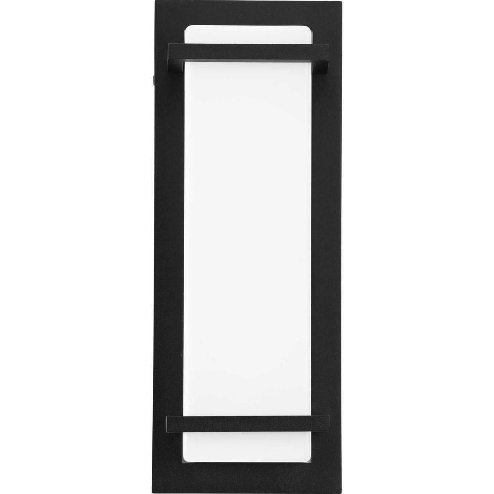 Progress Lighting Z-1080 LED Outdoor Sconce, 1 Light, Wall Light, Black Finish, Acrylic Shade