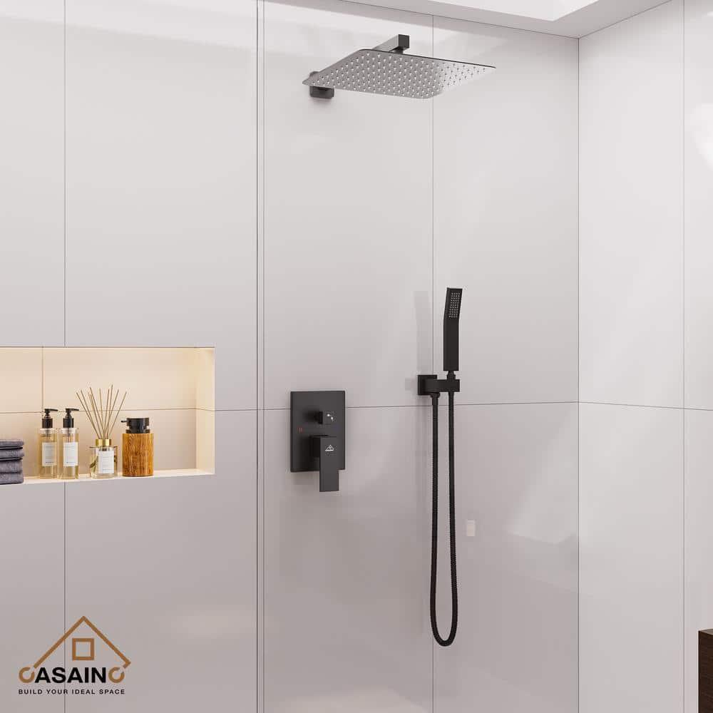 Shower Faucets & Systems All-In-One Kit with Rough in-Valve