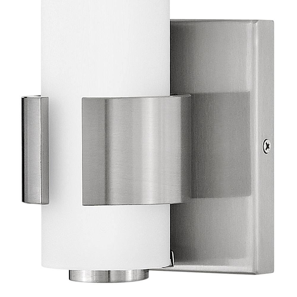 Aiden Integrated LED Bath Sconce w/ Etched White Glass
