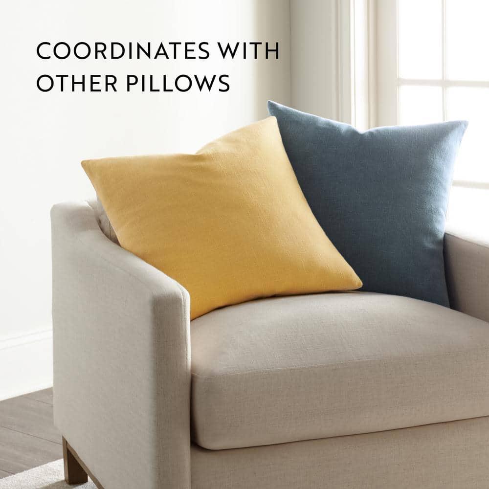 Becky Cameron Solid Cotton Throw Pillow