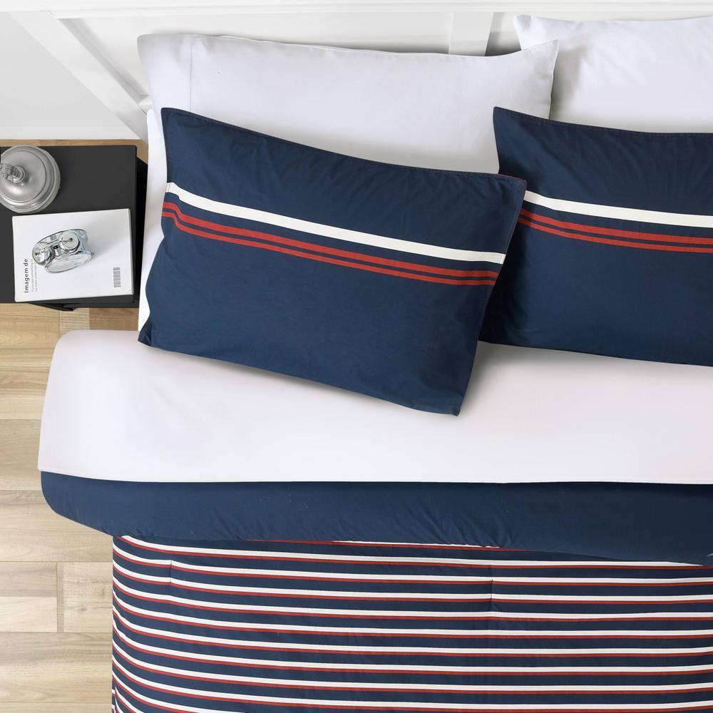 Nautica Nautica Mineola Cotton Navy Comforter Set