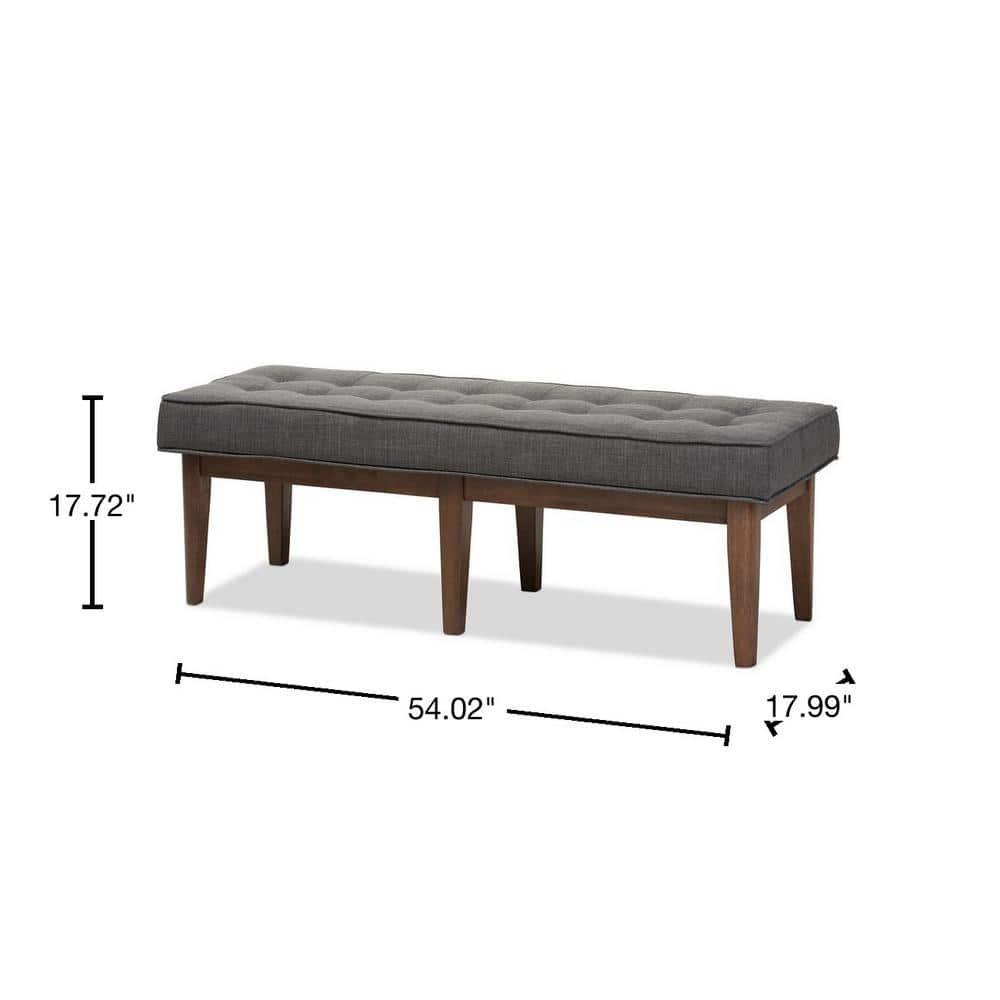 Harris 43" Upholstered Bench