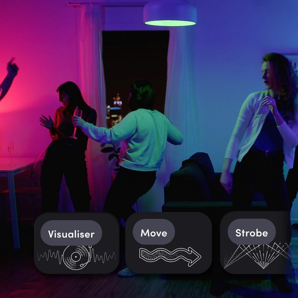 LIFX Color A19 800 lumens, Billions of Colors and Whites, Wi-Fi Smart LED Light Bulb, No Bridge Required, Works with Alexa, Hey Google, HomeKit and Siri (2-Pack)