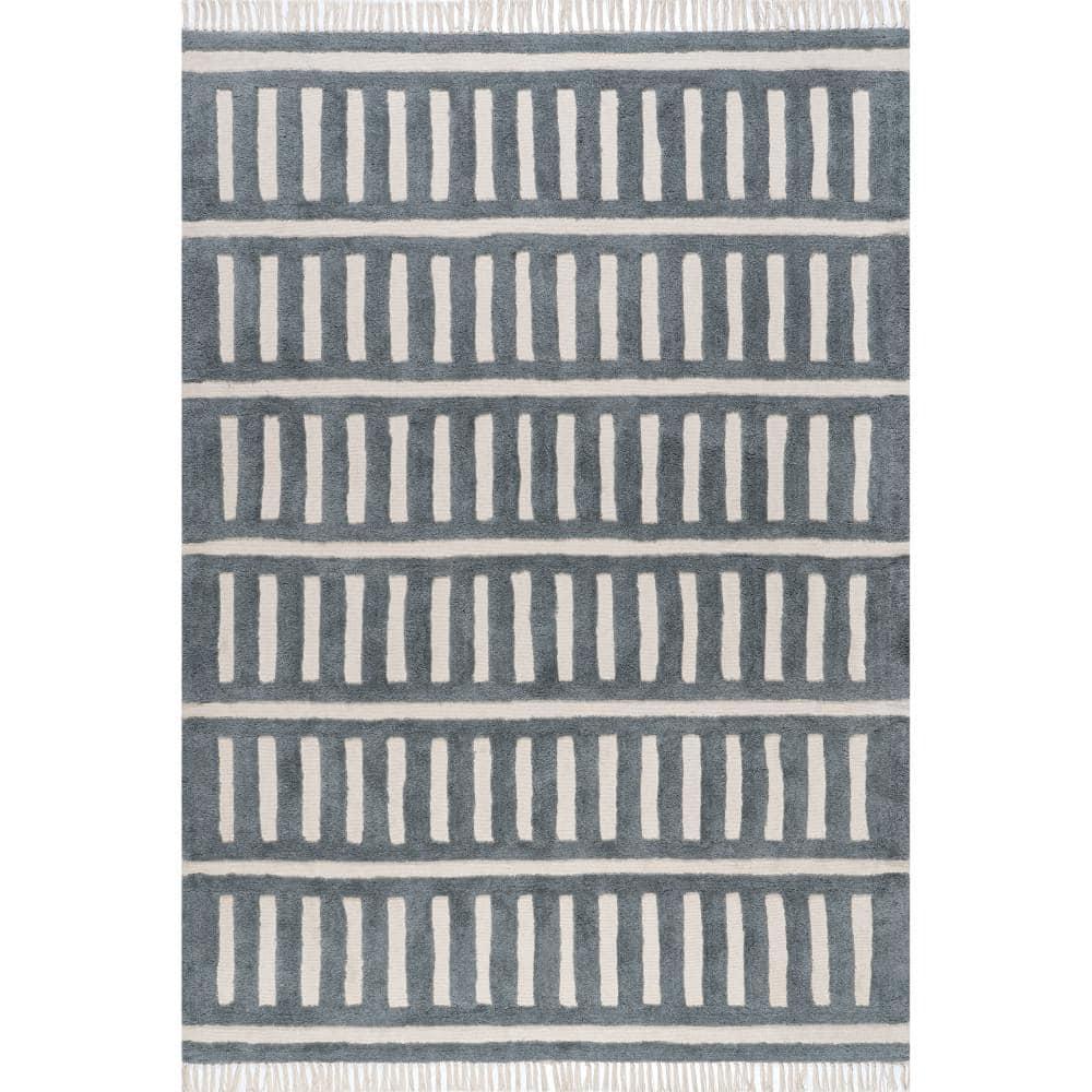 Ebern Designs Merrick Tasseled Wool Area Rug