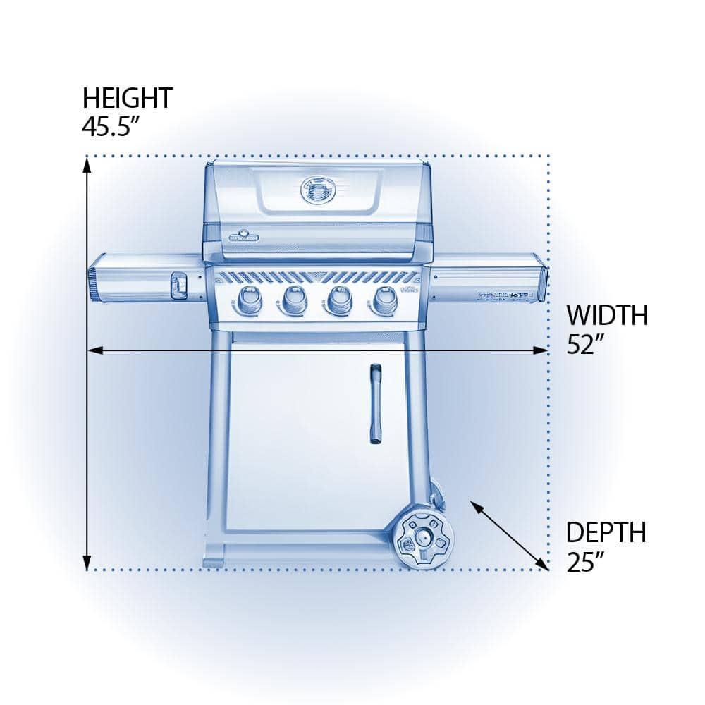 Napoleon Freestyle 425 Propane Gas Grill, Graphite Grey
