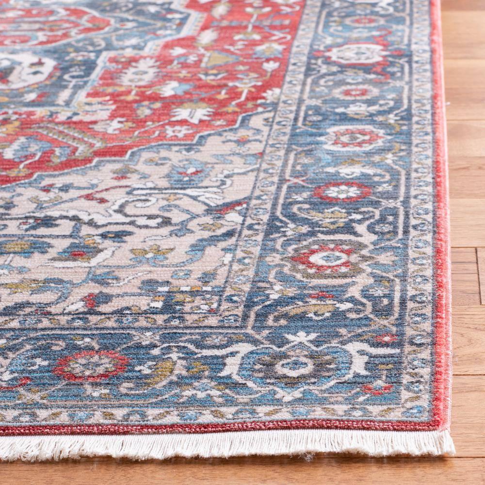 Vintage Persian VTP479 Power Loomed Area Rug - Red/Blue - 8'x10' - Safavieh.