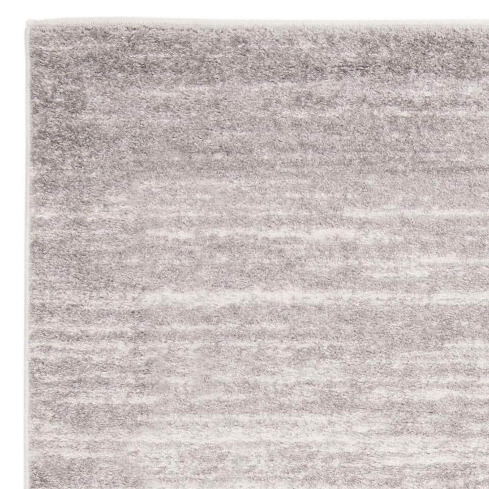Adirondack ADR113 Machine Made Indoor Area Rug - Ivory/Silver - 9'x9' - Safavieh