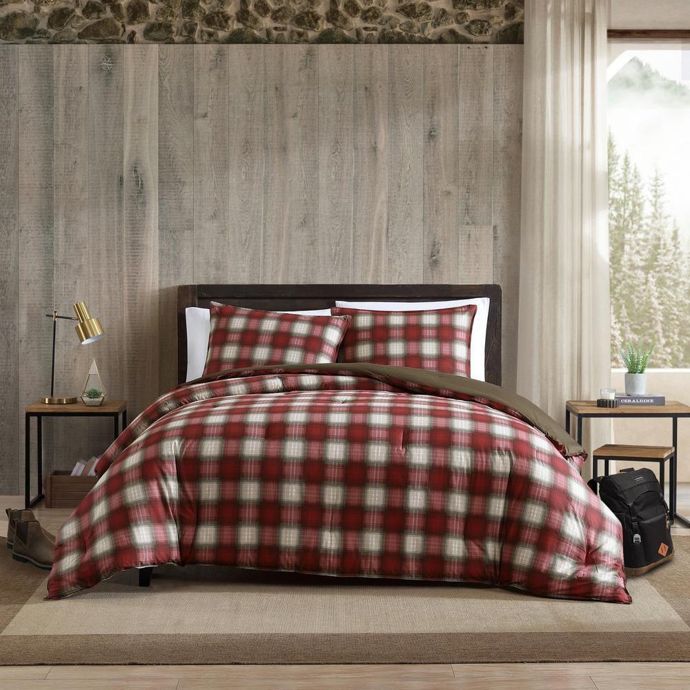 Eddie Bauer Eddie Bauer Navigation Plaid Cotton Reversible Comforter Set
