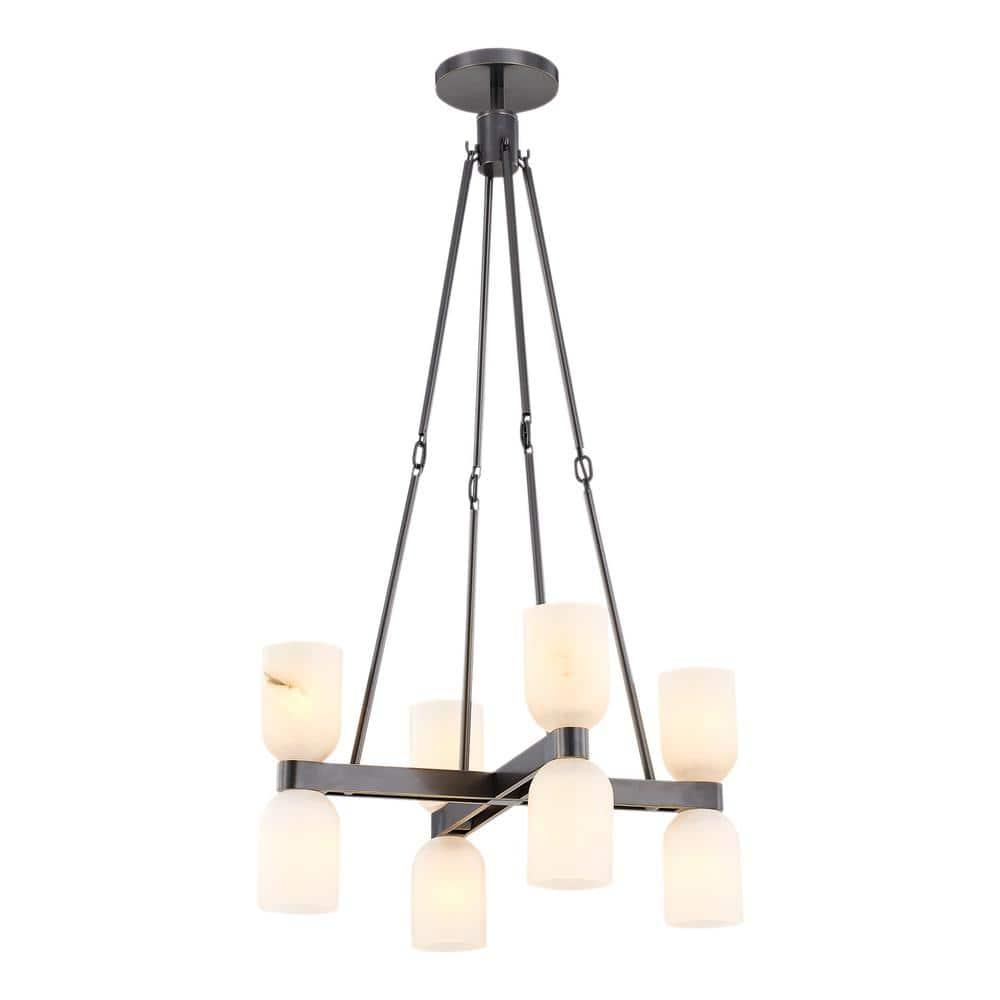Alora Lighting Lucian 8 - Light Modern Linear Chandelier