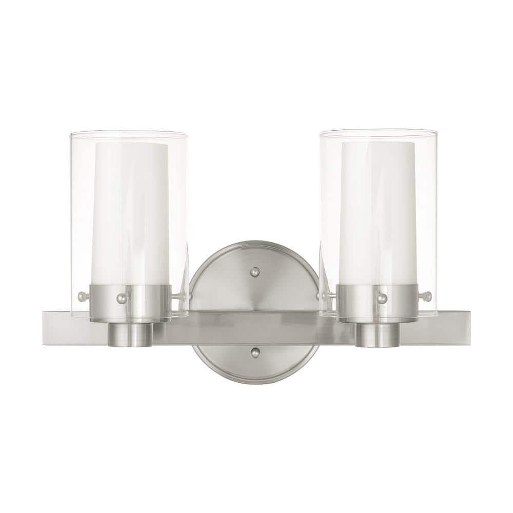 Livex Lighting Manhattan 2 - Light Vanity in  Brushed Nickel