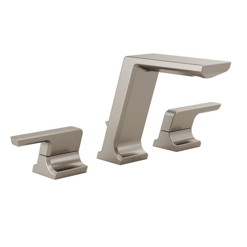 Pivotal Widespread Bathroom Faucet with Drain Assembly