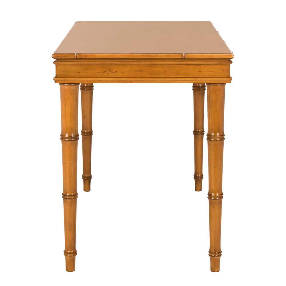 Noely  1 Drawer Writing Desk - DSK3500 - Brown - Safavieh