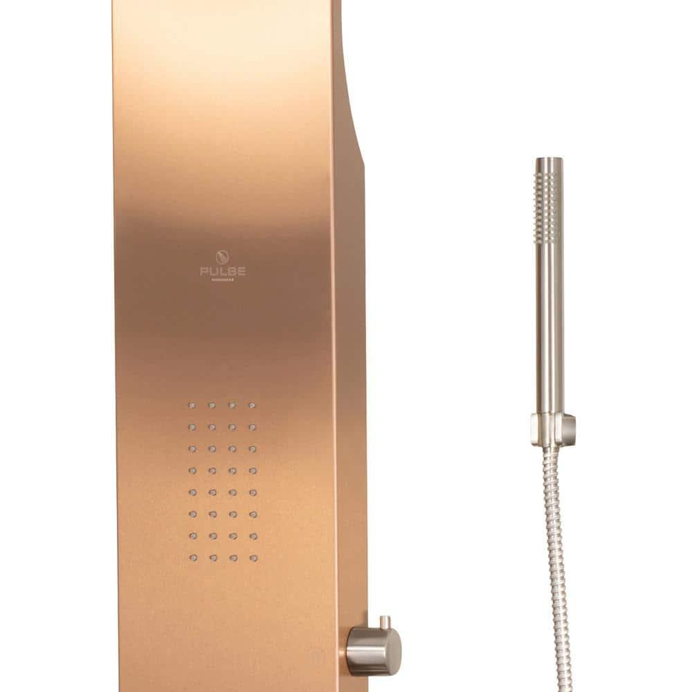 PULSE Santa Cruz ShowerSpa Stainless Steel Shower Panel