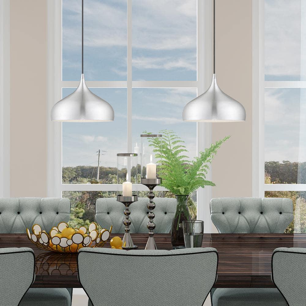 Livex Lighting Amador 1 - Light Pendant in  Brushed Aluminum