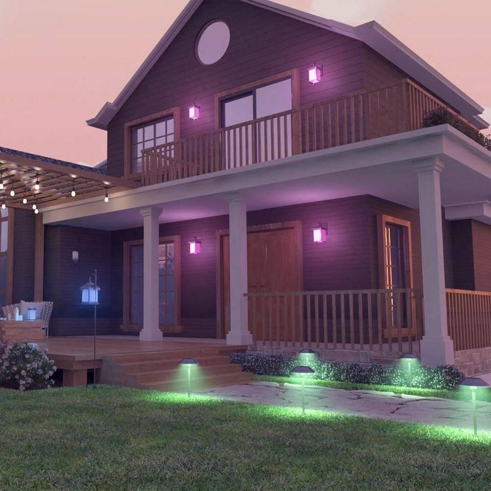 FeitElectric Feit OneSync Bronze Solar Powered/Remote LED Spotlight 2 pk