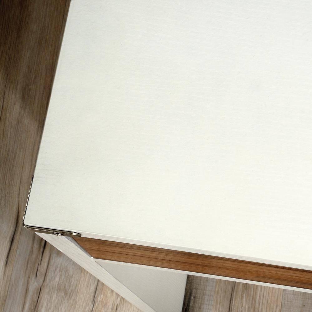 Vista Key Single Pedestal Desk Pearl Oak - Sauder