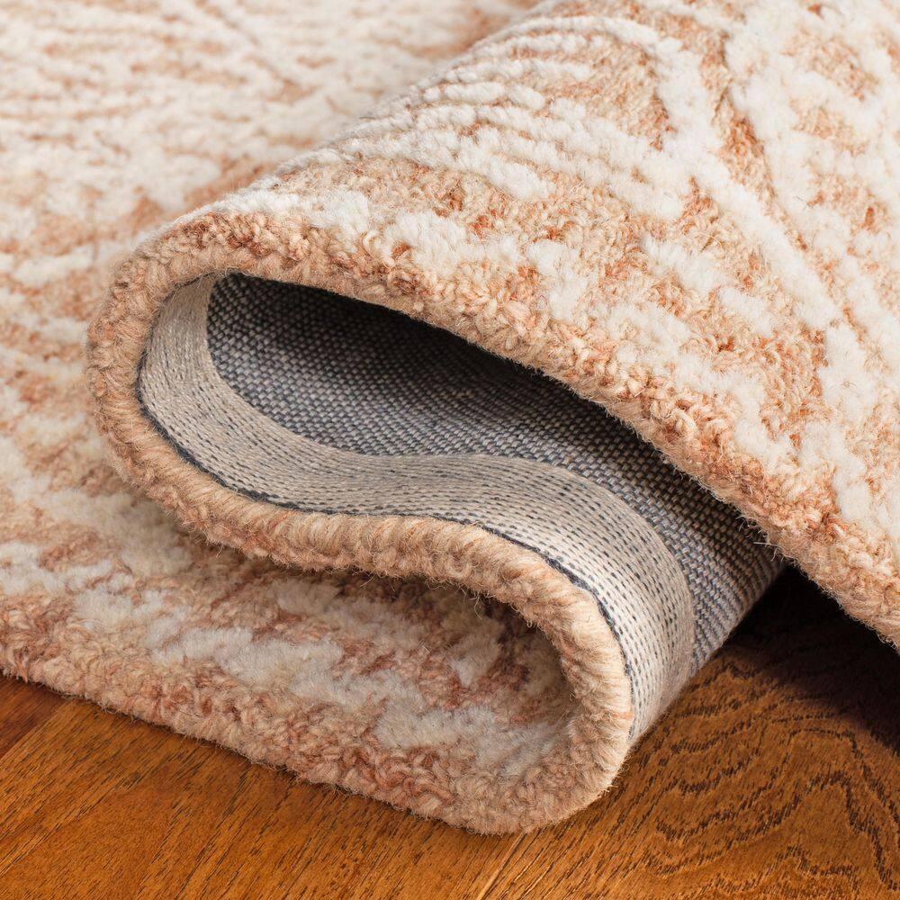 Capri CPR613 Hand Tufted Area Rug - Rust/Ivory - 4'x6' - Safavieh.